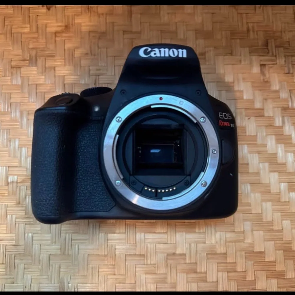 Canon Black EOS Camera with Three Lenses